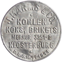 125.70: Auxiliary coins and tokens - towns