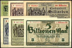 20653: Banknoten, Deutsches Notgeld und KGL, Glashütte (Sachsen)