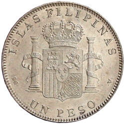 Peso 1897 SGV. sehr schön/vorzüglich, kl. Kratzer