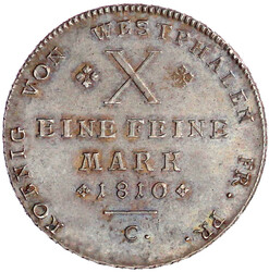 Taler 1810 C vorzüglich, winz. Randfehler und min. justiert, feine ...