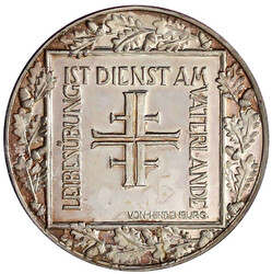 Silbermedaille 1928 a.d. 150. Geb. des "Turnvaters" Friedrich Ludwig ...