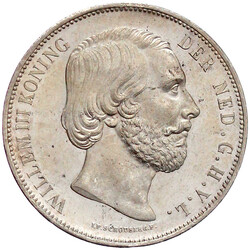 17597: Ausländische Münzen und Medaillen, Niederlande, Willem III., 1849-1890