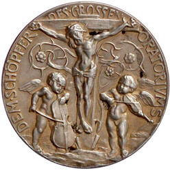 Silbermedaille 1911. Franz Liszt. BAYER. HAUPTMÜNZAMT. FEINSILBER. ...