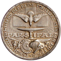 Silbermedaille 1938. Richard Wagner zum 125. Geburtstag. BAYER. ...