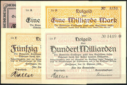 11433: Banknoten, Deutsches Notgeld und KGL, Trossingen (Württemberg)