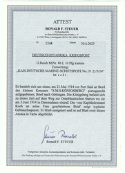 Fahrt der "Königsberg" nach Deutsch-Ostafrika 1914, K.D ...