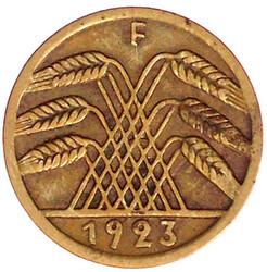 1923 F. sehr schön, selten