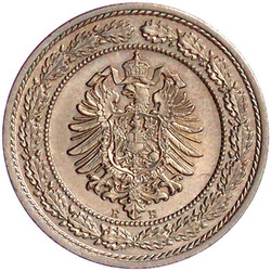 1887 E. fast Stempelglanz, Prachtexemplar