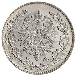 1877 B. fast Stempelglanz, Prachtexemplar