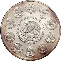 5 Onzas Plata Pura (5 Unzen Silber) 1996. fast Stempelglanz, leichte ...