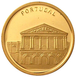 50 Euro Vorläufer 1996, Palacio da Assembleia National. 1/10 Unze ...