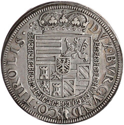 Reichstaler o.J. Hall. Harnisch mit 2 Reihen Ornamenten verziert, ...