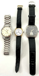 3 Armbanduhren: Herrenarmbanduhr OMEGA SEAMASTER Stahl Automatik mit ...