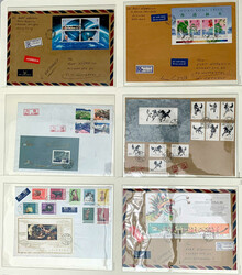 Asien: Netter Posten mit 7 großformatigen Belegen, dabei ...