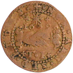 Kupfer Tari 1639. Handschlag Wappen. sehr schön, selten