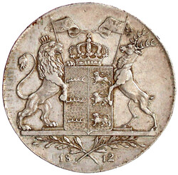 Kronentaler 1812. sehr schön, Felder geglättet