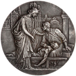 Französ. versilb. Bronzemedaille 1902 von Bottee. 100 Jahrfeier der ...