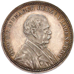 Silbermedaille v. Lauer 1898 a.s. Tod . Brb. r./Kreuz mit Zweig. 34 ...