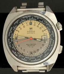 Herrenarmbanduhr TISSOT NAVIGATOR SEASTAR T - 12 mit Stahlarmband. ...