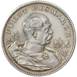 Silbermedaille 1895 von Wilhelm Mayer. A.s. 80. Geburtstag. Brb. in ...