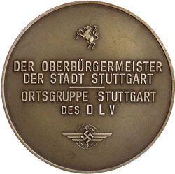 Versilberte Bronzemedaille 1936. Jubiläums-Sternflug zum ...