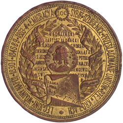 Vergoldete Bronzemedaille 1894. Zur 100 Jahrfeier des Aufstandes ...