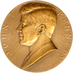 2 Bronzemedaillen auf Präsidenten: Abraham Lincoln (von Morgan, 75 ...