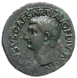 As 25. Kopf l./PONTIF TRIBVN POTEST ITER um SC. 10,93 g. sehr ...