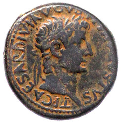 Assarion TRPOT XX = 18/19 n.Chr. Bel. Kopf r./gekreuzte Füllhörner. ...