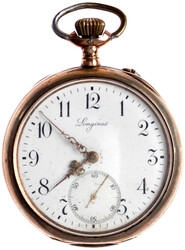 2 Stück: Herrentaschenuhr "open face" LONGINES 1891/1892. Gehäuse ...