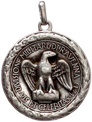 Tragbare Silbermedaille o.J.(1930) von S. Johnson, Mailand. ...