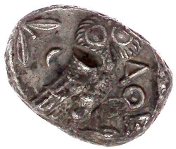 Tetradrachme 353/294 v. Chr. Kopf der Athena r./AΘE. Eule, dahinter ...