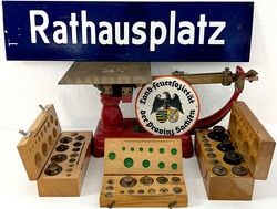 6 Teile: große emaillierte Feuerwehr-Plakette o.J.(um 1930) der ...