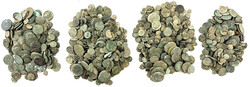 Posten von ca. 1500 antiken Bronzemünzen in Schrott-Erhaltung. ...