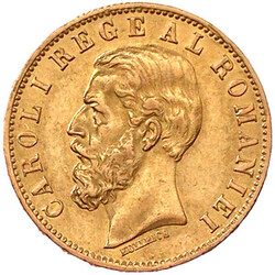 20 Lei 1883 B. 6,45 g. 900/1000. sehr schön/vorzüglich