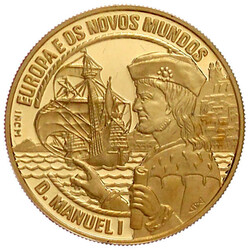 200 ECU 1994. D. Manuel I. 8,485 g. 916/1000. Im Etui mit Zertifikat. ...