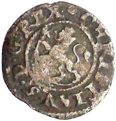 I Skilling Danske 1682 PG, Christiania. fast sehr schön, selten