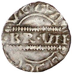 Pfennig 1038/1057, Dokkum. Gekr. Kopf r. mit Kreuzzepter/Schrift um ...