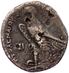 Tetradrachme 305/282 v. Chr. Sidon. Kopf des Zeus r., Gegenstempel ...