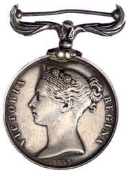 Kampagnenmedaille 1854, Stempel von Wyon, Krimkrieg. 36 mm. 35,84 g. ...