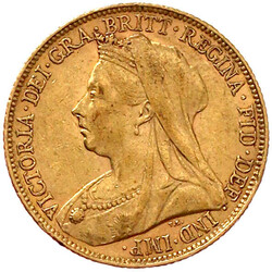 Sovereign 1899 M, Melbourne. 7,98 g. 917/1000. sehr ...