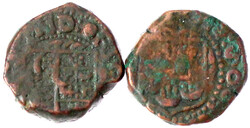 2 X Kupfer Copperoon Anno 9 = 1674. schön/sehr schön