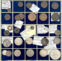 Schuber mit 29 Münzen, Antike bis 20. Jh. Viel Silber. schön bis ...