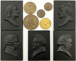Sammlung Musiker-Medaillen und -Plaketten. 10 Stück. Robert Stolz, ...