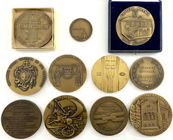 11 meist großformatige Bronzemedaillen der 1970er bis 1990er Jahre. ...