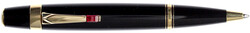 Kugelschreiber MONTBLANC BOHEME ROUGE, schwarzer Edelharz-Korpus, ...
