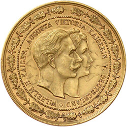 Bronzemedaille 1898 zur Erinnerung an die Reise des preuss. ...