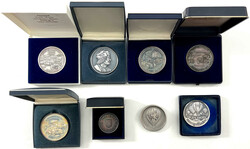 8 verschiedene, seltene Medaillen aus der Zeit 1977 bis 1990, meist ...