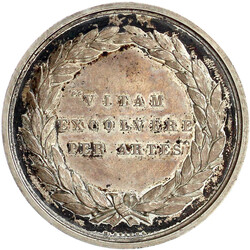 Silbermedaille 1880 von Stokes. Melbourne International Exhibition. ...