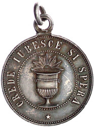 Kl. tragb. Silbermedaille 1894 a.d. Elisabethenstift. 25 mm; 6,29 g. ...